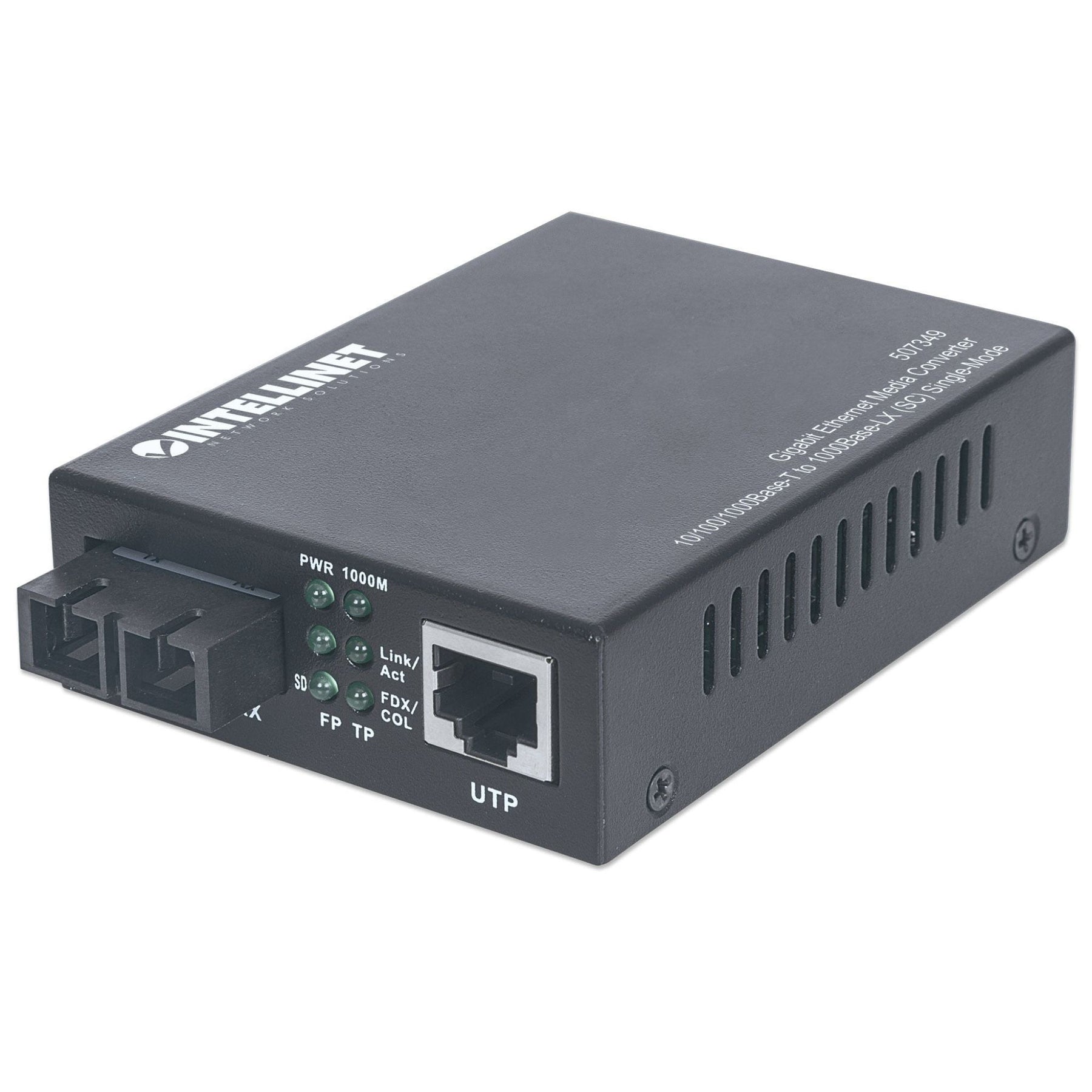 Intellinet Gigabit Ethernet Single Mode Media Converter 10/100/1000Base-T zu 1000Base-LX SC 20 km