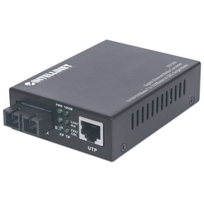Intellinet Gigabit Ethernet Single Mode Media Converter 10/100/1000Base-T zu 1000Base-LX SC 20 km